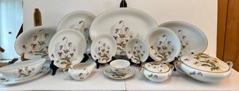 Noritaki China Dinner Partial Service For 12, 90 Pieces