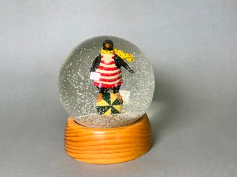 Pottery Barn Penguin Snowglobe