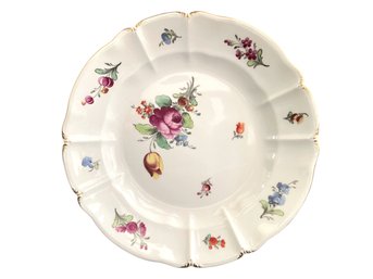 Royal Nymphenburg  9.5' Floral China Plate