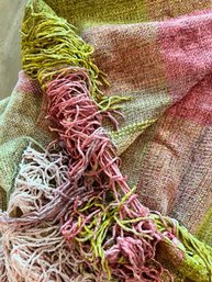 Soft, Warm, Fuzzy, Cheery Colors, Throw Blanket, Chenille