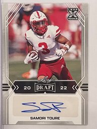 2022 Leaf Draft Samori Toure Autographed Rookie Card #BA-ST1