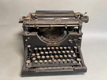 An Antique Underwood Typewriter
