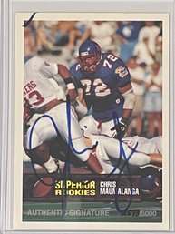 1994 Superior Rookies Authentic Signature Chris Maumalanga Autographed Rookie Card