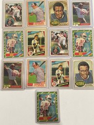 Lot Of Low Grade Rookie Cards.   13 Cards Total.