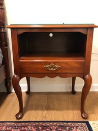 Solid Cherry Queen Anne Style Nightstand By Statton Furniture