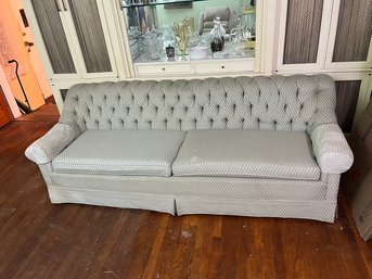 Regency Style Tufted Upholstery Couch