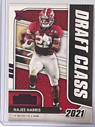 2021 Panini Contenders Draft Picks Najee Harris Draft Class Purple Parallel Rookie Card #19