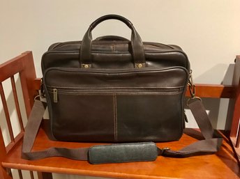 HERITAGE Brown Leather Briefcase