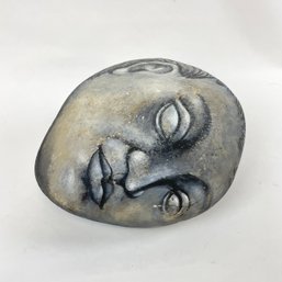 Handpainted Stone Sculpture From Artist Studio