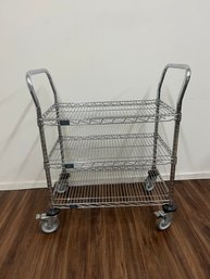 High Quality Nexel Rolling Three Shelf Cart