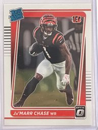 2021 Panini Donruss Optic Ja'Marr Chase Rated Rookie Card #207