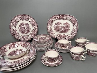 Royal Staffordshire Tonqin By Clarice Cliff Set, New Old Stock!