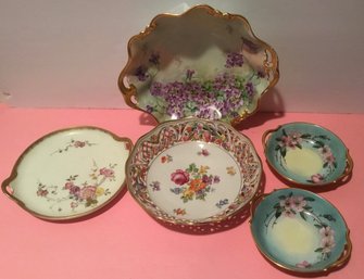 Antique Porcelain Pieces, C.W.Lint 1921, France, Bavaria & More.