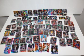 75 NBA Cards From Panini - Mostly 2019-2020 - Young Stars And Near-stars - Refractors And Prizm