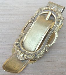 Italian Brass Buckle Paperweight, Exclusively Made For Saks Fifth Avenue