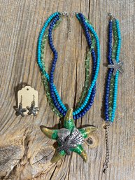 3 Piece Seashore Jewelry Set