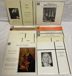 Lot Of Classical Music Vinyl Records Including Monteverdi And Beethoven