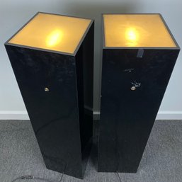 Pair Of Illuminated Display Stands