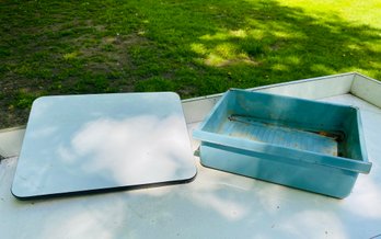 Agate Mini Table Top Piece And Large  Drawer