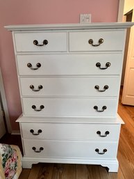 White Highboy Dresser, B. Altman