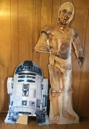 Star Wars, R2-D2 & C-3PO Cardboard Stand Ups.