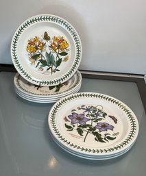 8 Portmeirion The Botanical Garden Dinner Plates, 10.5in