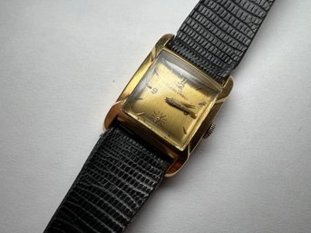 Rare Antique All 18KT Gold Mens ROLEX Art Deco Tank Watch - Very Hard To Find - Custom Dial - Easily Converted