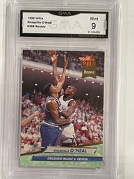 1992 Fleer Ultra Shaquille O'Neal Rookie Card #328     GMA 9