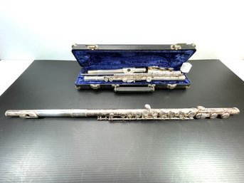 Selmer Bundy And Armstrong Silver Plated Musical Flutes