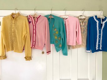 SIX Absolutely Sweet Vintage Cashmere Sweaters