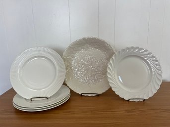 Assorted Vintage White Plates