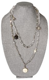 'CHANEL' Style Charm Beaded Necklace