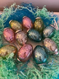 Mercury Glass Style Decorative Eggs