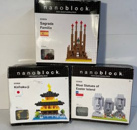 Nano Block Lot Of 3 Kits