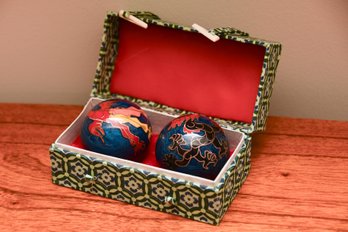 Pair Of Tibetan Singing Balls