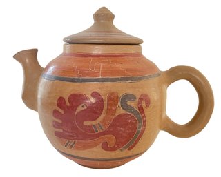 Vintage Mexican Fine Pottery Tea Pot