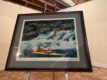 Whitewater Kayak Signed And Numbered Print