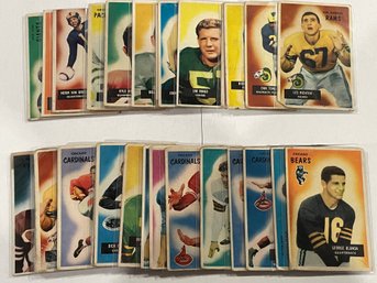 1956 Topps Football Card Lot.   31 Cards In Total