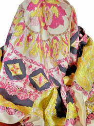 Emilio Pucci Italy Silk Scarf 33 X 33