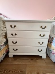 White Dresser, 4 Drawer, B. Altman