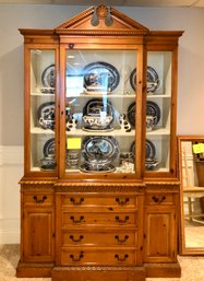 PETITE Drexel Mini Charming Pine China Cabinet