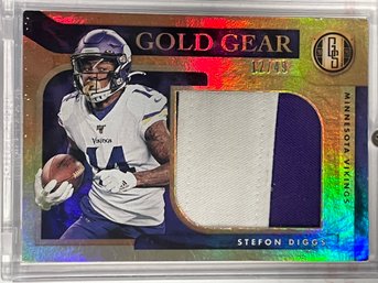 2020 Panini Gold Standard Stefon Diggs Rookie Patch Card #GG35      Numbered 12/49