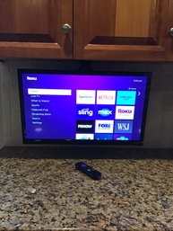 24 Inch INSIGNIA ROKU TV With Under Cabinet Mount