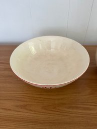 2 Vintage Cattail Bowls By Sears & Robock