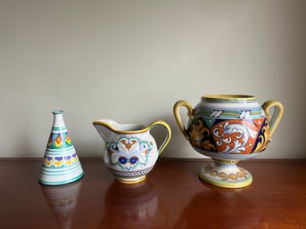 Group Of Three Italian Decorative Pieces