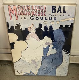 Framed Moulin Rouge Poster
