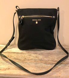 MICHAEL KORS Nylon Black Crossbody Bag