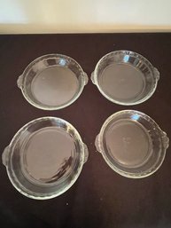 4 Pyrex Pie Plates