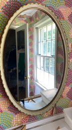 A Vintage Oval Mirror