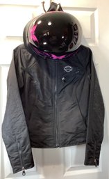 Womans Harley Davidson Jacket & Helmet Lot